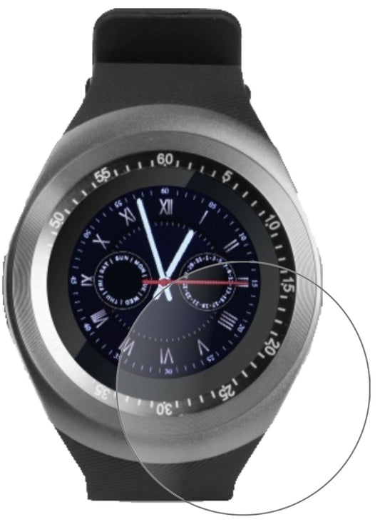 Matte Displayschutzfolie von dipos passend für TrendGeek TG-SW1 Smartwatch, 9H kratzfest und blasenfrei montiert