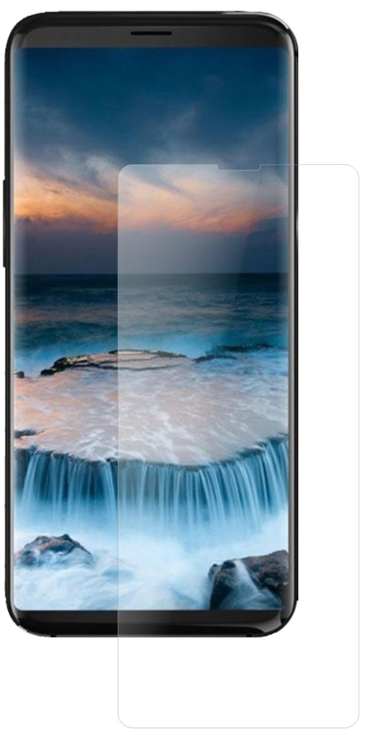 Matte Displayschutzfolie von dipos passend für Uhans i8 Pro, 9H kratzfest und blasenfrei montiert