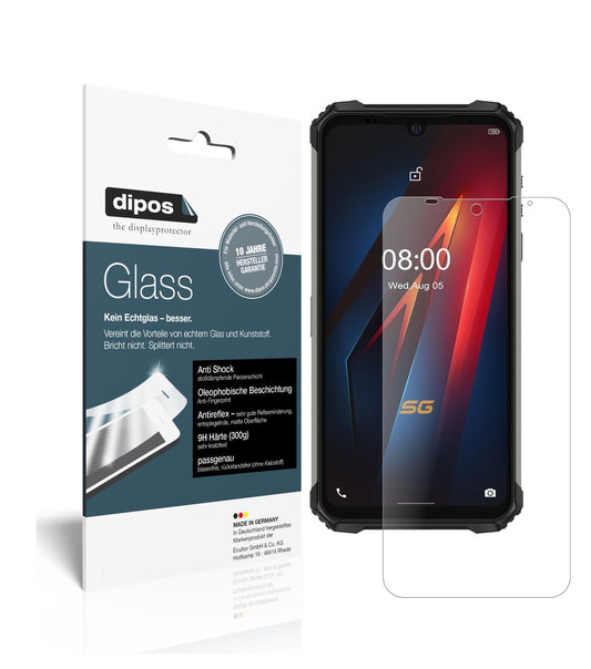 Matte Displayschutzfolie von dipos passend für Ulefone Armor 8 5G, 9H kratzfest und blasenfrei montiert