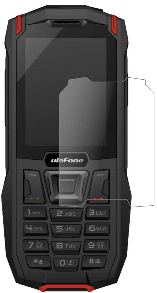 Matte Displayschutzfolie von dipos passend für Ulefone Armor Mini, 9H kratzfest und blasenfrei montiert
