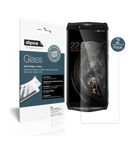Matte Displayschutzfolie von dipos passend für Ulefone Power 5, 9H kratzfest und blasenfrei montiert