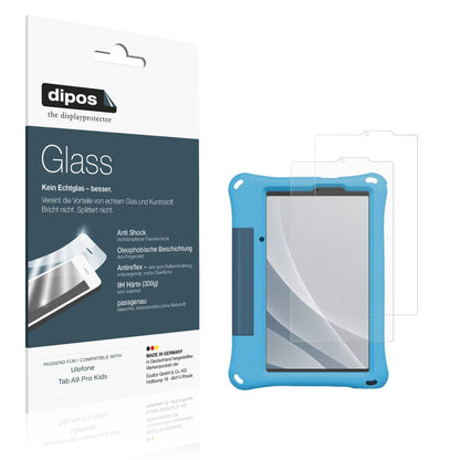 Matte Displayschutzfolie von dipos passend für Ulefone Tab A9 Pro Kids, 9H kratzfest und blasenfrei montiert