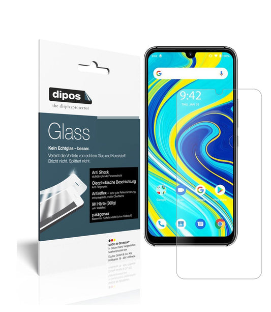 Matte Displayschutzfolie von dipos passend für Umidigi A7 Pro, 9H kratzfest und blasenfrei montiert