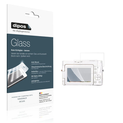 Matte Displayschutzfolie von dipos passend für VAHOIALD DC101, 9H kratzfest und blasenfrei montiert