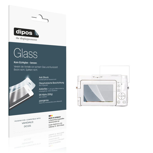 Matte Displayschutzfolie von dipos passend für VAHOIALD DC101, 9H kratzfest und blasenfrei montiert