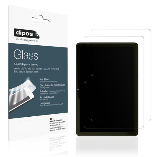 Matte Displayschutzfolie von dipos passend für Vale Tablet V10A, 9H kratzfest und blasenfrei montiert
