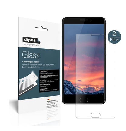 Matte Displayschutzfolie von dipos passend für Vernee Thor Plus, 9H kratzfest und blasenfrei montiert