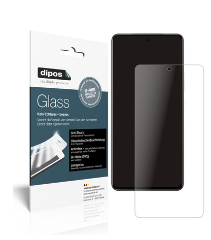 Matte Displayschutzfolie von dipos passend für Vivo iQOO Z5, 9H kratzfest und blasenfrei montiert