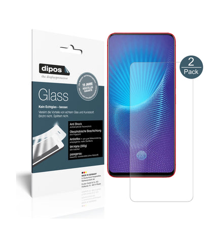 Matte Displayschutzfolie von dipos passend für Vivo NEX S, 9H kratzfest und blasenfrei montiert