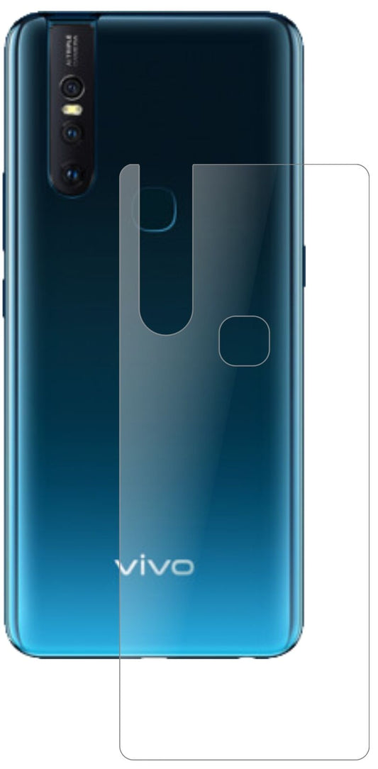 Matte Displayschutzfolie von dipos passend für Vivo S1 Rückseite, 9H kratzfest und blasenfrei montiert