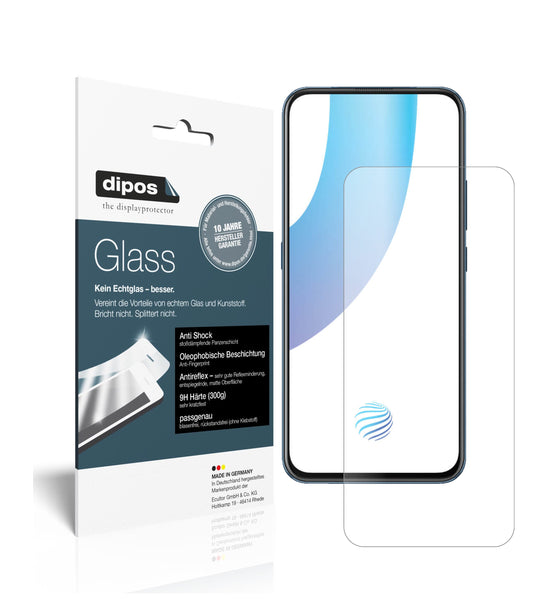 Matte Displayschutzfolie von dipos passend für Vivo V17 Pro, 9H kratzfest und blasenfrei montiert