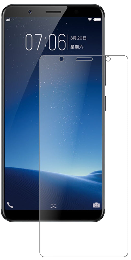 Matte Displayschutzfolie von dipos passend für Vivo X20 Plus, 9H kratzfest und blasenfrei montiert