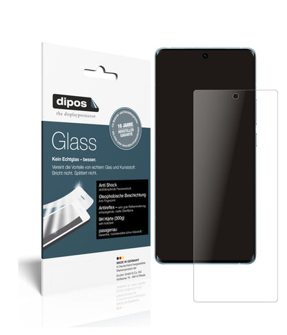 Matte Displayschutzfolie von dipos passend für Vivo X60 Pro, 9H kratzfest und blasenfrei montiert
