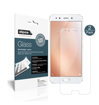Matte Displayschutzfolie von dipos passend für Vivo X9s, 9H kratzfest und blasenfrei montiert