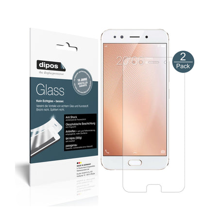 Matte Displayschutzfolie von dipos passend für Vivo X9s Plus, 9H kratzfest und blasenfrei montiert