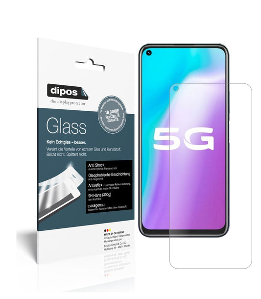 Matte Displayschutzfolie von dipos passend für Vivo Y50, 9H kratzfest und blasenfrei montiert