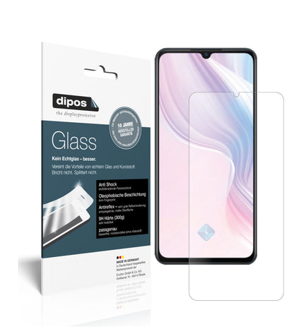 Matte Displayschutzfolie von dipos passend für Vivo Z1x, 9H kratzfest und blasenfrei montiert