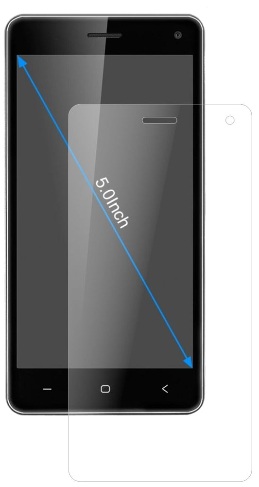 Matte Displayschutzfolie von dipos passend für VKWORLD T5, 9H kratzfest und blasenfrei montiert