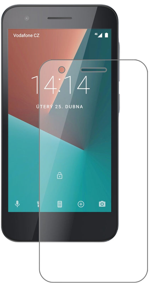 Matte Displayschutzfolie von dipos passend für Vodafone Smart E8, 9H kratzfest und blasenfrei montiert