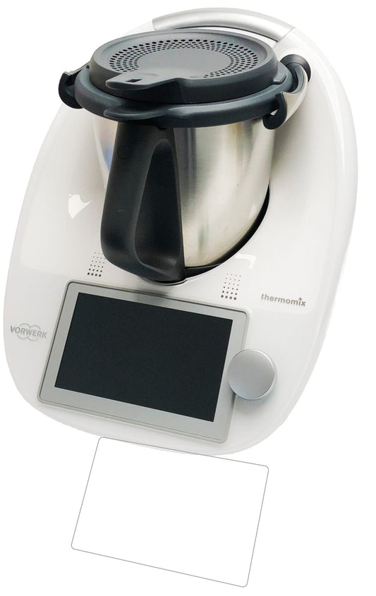 Matte Displayschutzfolie von dipos passend für Vorwerk Thermomix TM6, 9H kratzfest und blasenfrei montiert