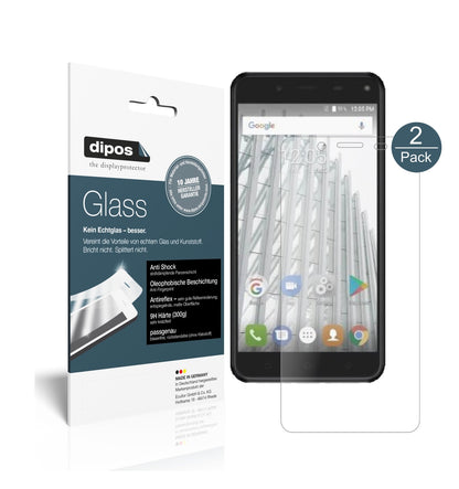 Matte Displayschutzfolie von dipos passend für Walton Primo HM4i, 9H kratzfest und blasenfrei montiert
