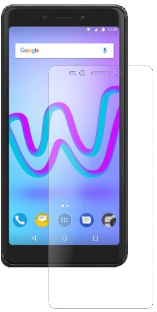 Matte Displayschutzfolie von dipos passend für Wiko Jerry 3, 9H kratzfest und blasenfrei montiert