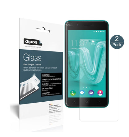 Matte Displayschutzfolie von dipos passend für Wiko Kenny, 9H kratzfest und blasenfrei montiert