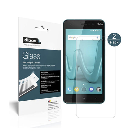 Matte Displayschutzfolie von dipos passend für Wiko Lenny 4 Plus, 9H kratzfest und blasenfrei montiert