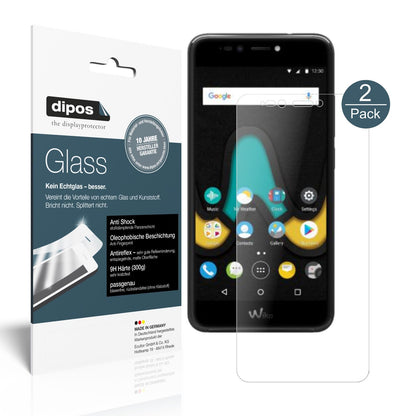 Matte Displayschutzfolie von dipos passend für Wiko Upulse Lite, 9H kratzfest und blasenfrei montiert