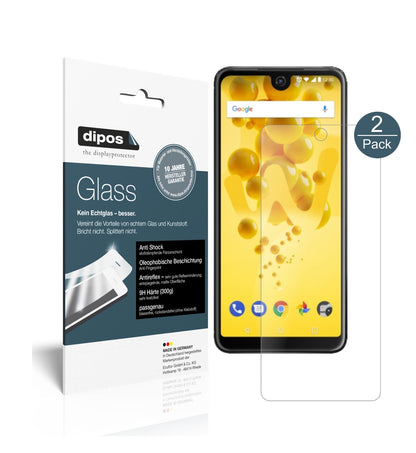 Matte Displayschutzfolie von dipos passend für Wiko View 2, 9H kratzfest und blasenfrei montiert