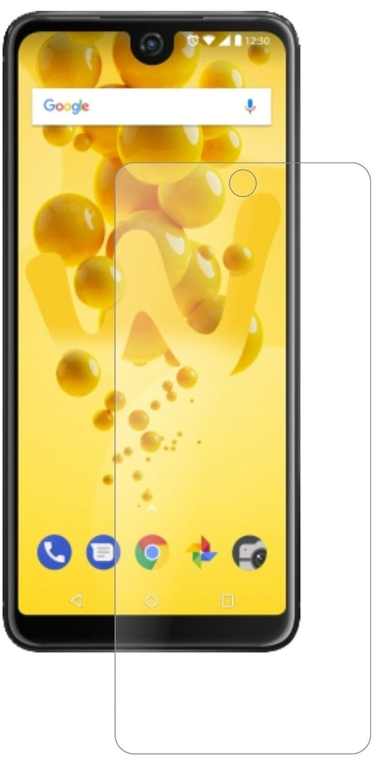 Matte Displayschutzfolie von dipos passend für Wiko View 2, 9H kratzfest und blasenfrei montiert