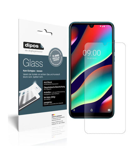 Matte Displayschutzfolie von dipos passend für Wiko View 3, 9H kratzfest und blasenfrei montiert