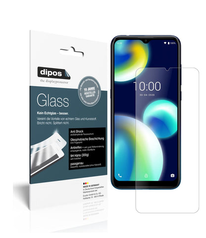 Matte Displayschutzfolie von dipos passend für Wiko View 4 Lite, 9H kratzfest und blasenfrei montiert
