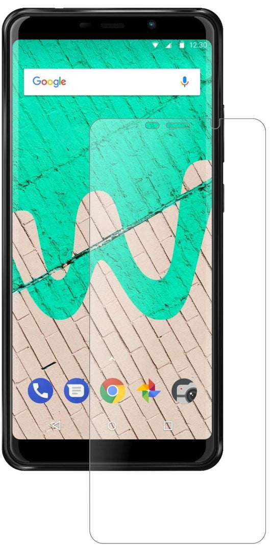 Matte Displayschutzfolie von dipos passend für Wiko View Max, 9H kratzfest und blasenfrei montiert