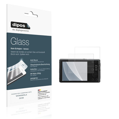 Matte Displayschutzfolie von dipos passend für WOWAWOLA DC06, 9H kratzfest und blasenfrei montiert