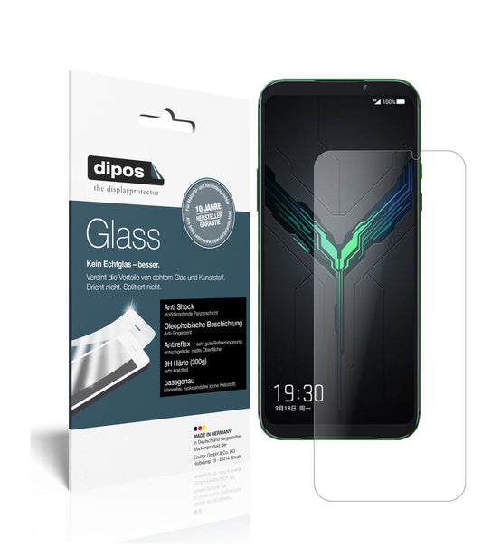 Matte Displayschutzfolie von dipos passend für Xiaomi Black Shark 3S, 9H kratzfest und blasenfrei montiert