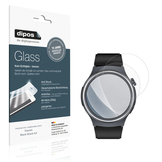 Matte Displayschutzfolie von dipos passend für Xiaomi Black Shark A3, 9H kratzfest und blasenfrei montiert