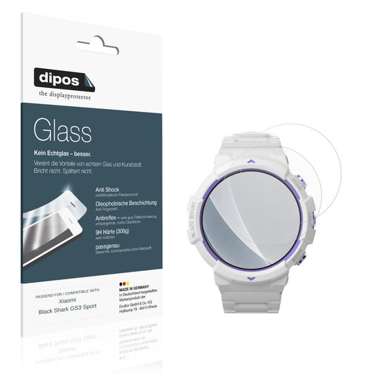 Matte Displayschutzfolie von dipos passend für Xiaomi Black Shark GS3 Sport, 9H kratzfest und blasenfrei montiert