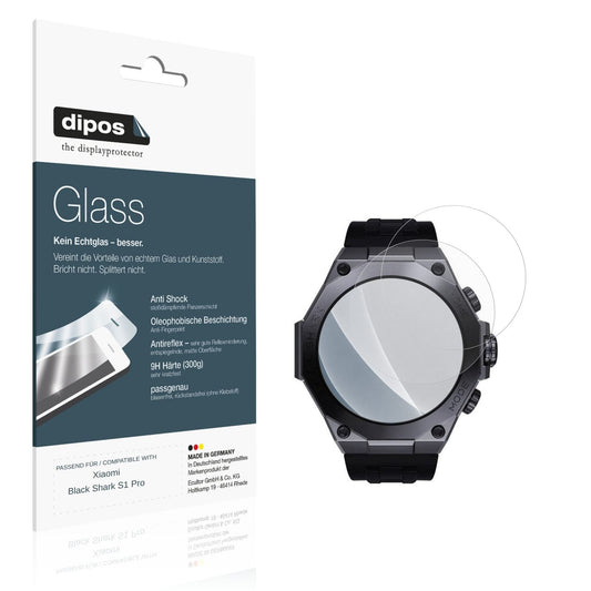 Matte Displayschutzfolie von dipos passend für Xiaomi Black Shark S1 Pro, 9H kratzfest und blasenfrei montiert