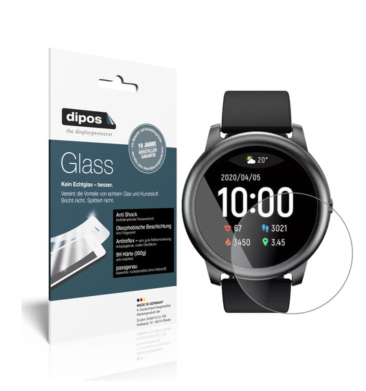 Matte Displayschutzfolie von dipos passend für Xiaomi Haylou Solar, 9H kratzfest und blasenfrei montiert