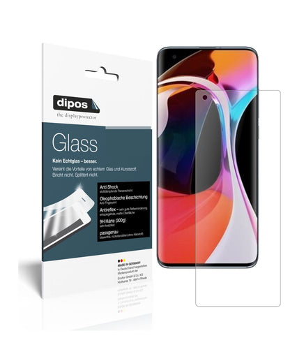Matte Displayschutzfolie von dipos passend für Xiaomi Mi 10, 9H kratzfest und blasenfrei montiert