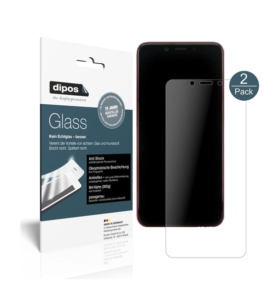 Matte Displayschutzfolie von dipos passend für Xiaomi Mi 6X Hatsune Miku, 9H kratzfest und blasenfrei montiert