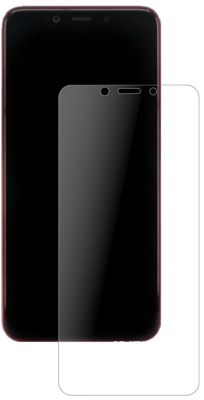 Matte Displayschutzfolie von dipos passend für Xiaomi Mi 6X Hatsune Miku, 9H kratzfest und blasenfrei montiert