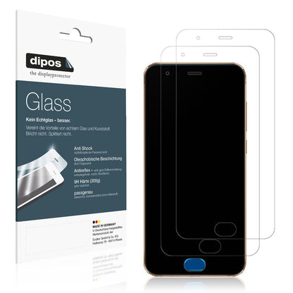 Matte Displayschutzfolie von dipos passend für Xiaomi Mi Note 3, 9H kratzfest und blasenfrei montiert