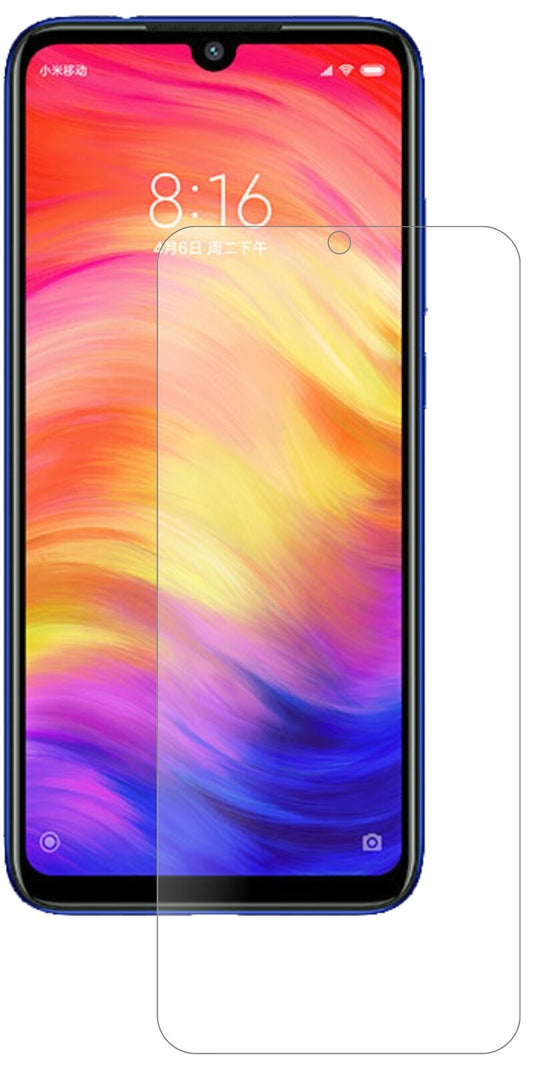 Matte Displayschutzfolie von dipos passend für Xiaomi Redmi Note 7 Pro, 9H kratzfest und blasenfrei montiert