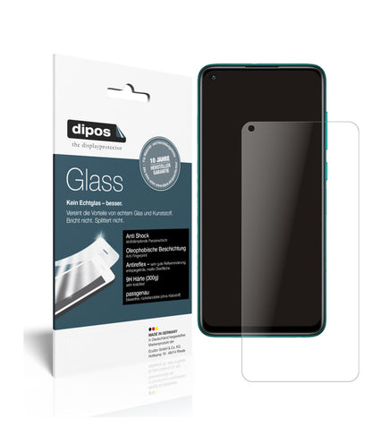 Matte Displayschutzfolie von dipos passend für Xiaomi Redmi Note 9T 5G, 9H kratzfest und blasenfrei montiert