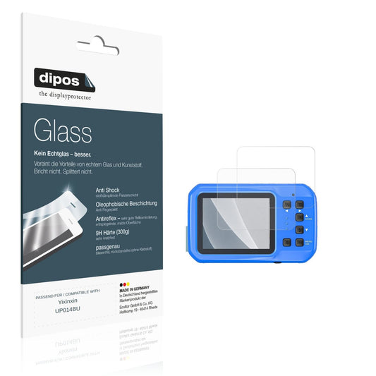 Matte Displayschutzfolie von dipos passend für Yixinxin UP014BU, 9H kratzfest und blasenfrei montiert