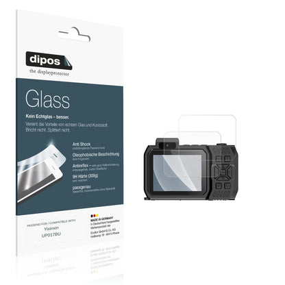 Matte Displayschutzfolie von dipos passend für Yixinxin UP017BU, 9H kratzfest und blasenfrei montiert