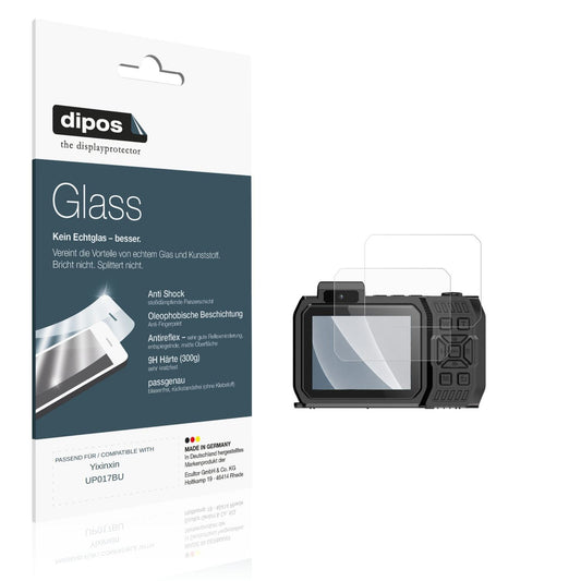 Matte Displayschutzfolie von dipos passend für Yixinxin UP017BU, 9H kratzfest und blasenfrei montiert