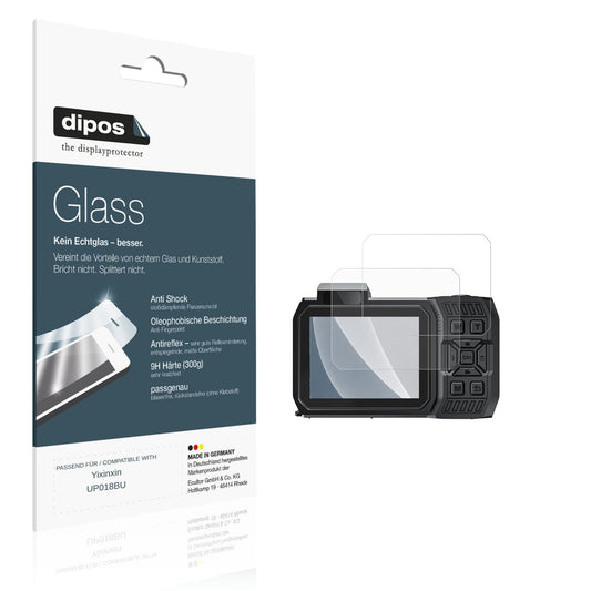 Matte Displayschutzfolie von dipos passend für Yixinxin UP018BU, 9H kratzfest und blasenfrei montiert